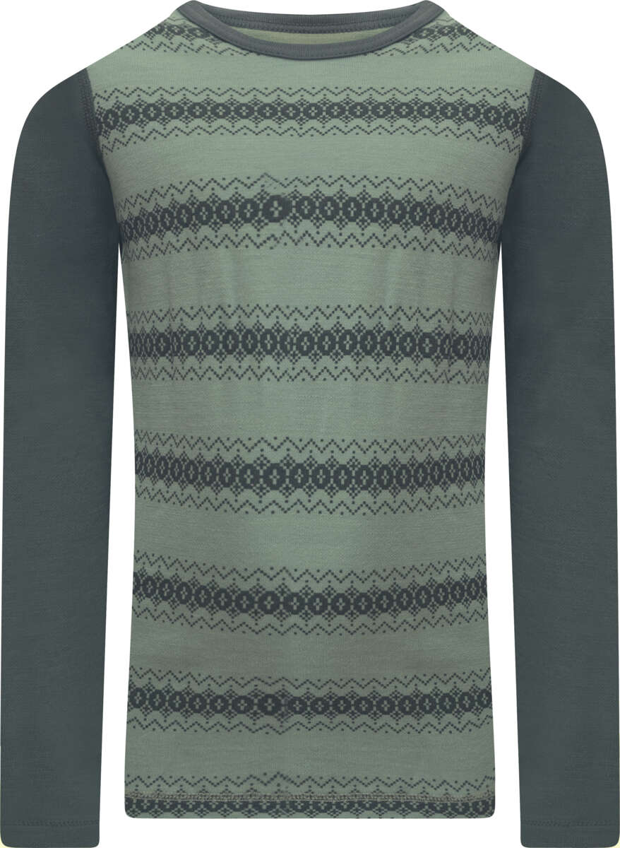 Okidoki ull/bomull trøye barn