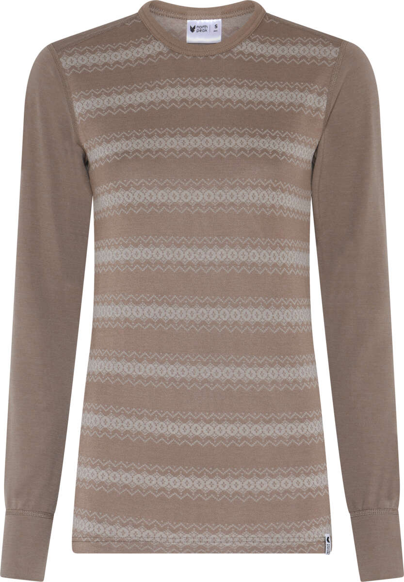 Northpeak ull/bambus trøye dame