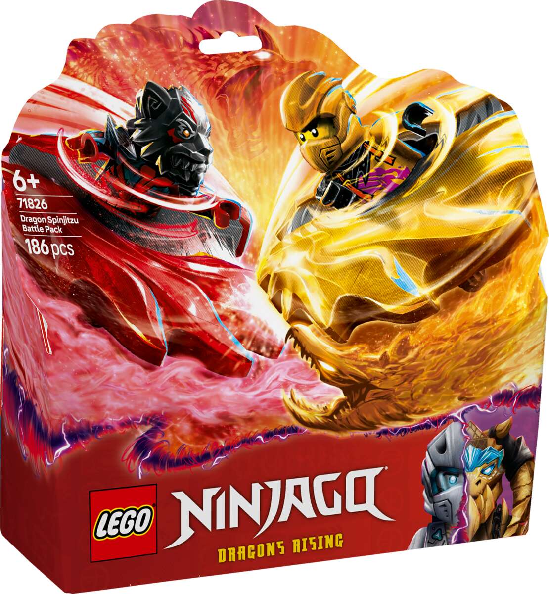 LEGO® NINJAGO® Stridspakke med Spinjitzu-dragespinnere 71826