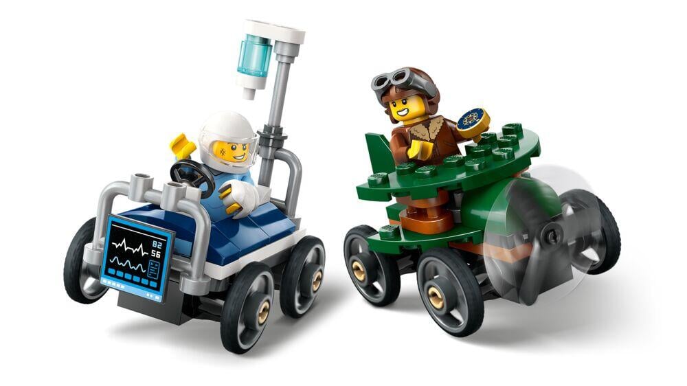 LEGO® City Racerbilpakke flybil mot sykesengbil 60459