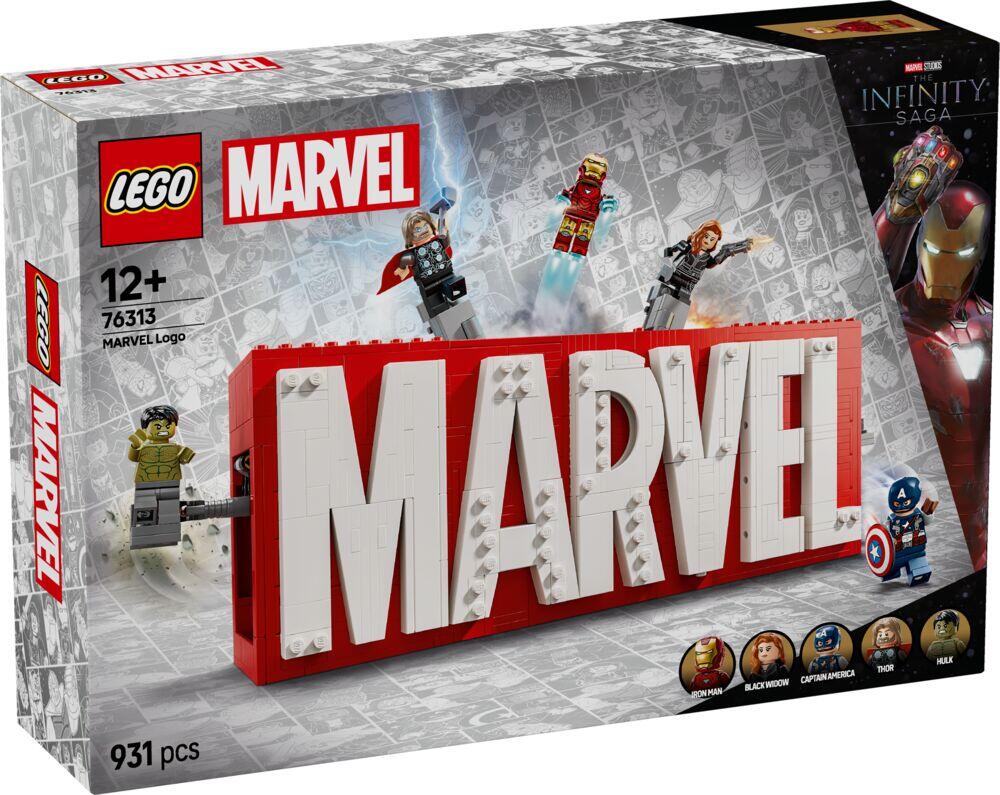 LEGO® Marvel: MARVEL logo og minifigurer 76313