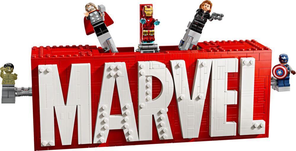 LEGO® Marvel: MARVEL logo og minifigurer 76313