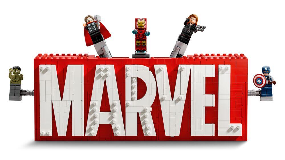 LEGO® Marvel: MARVEL logo og minifigurer 76313