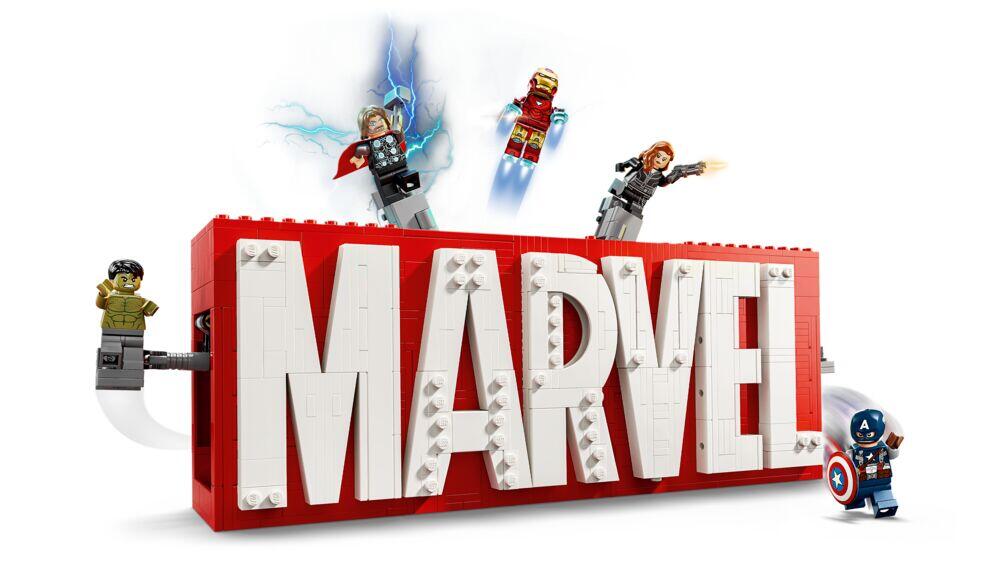LEGO® Marvel: MARVEL logo og minifigurer 76313