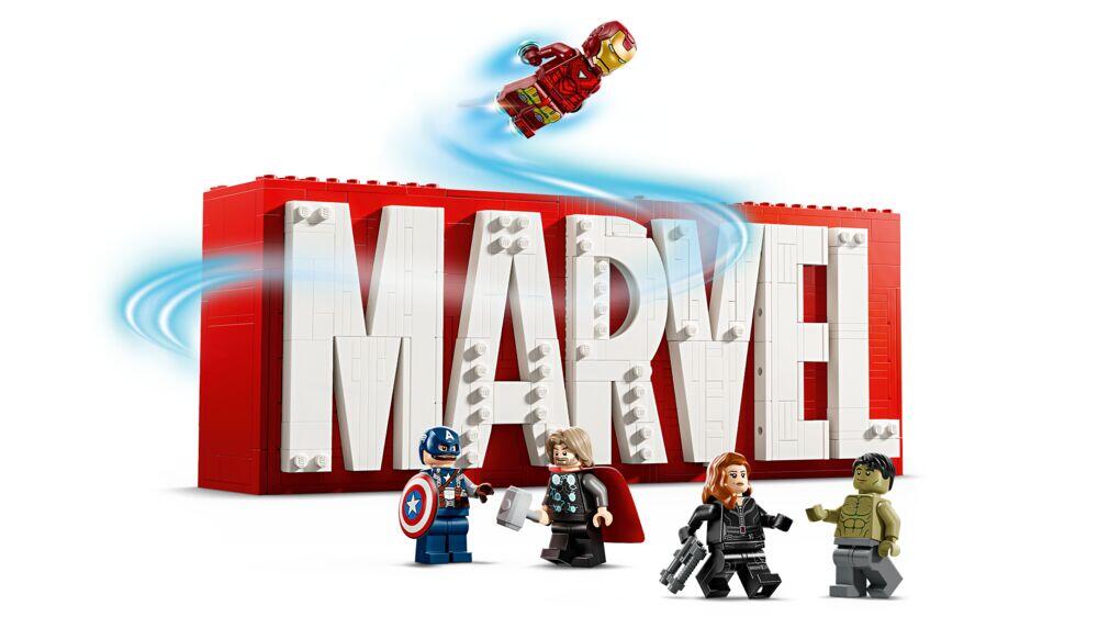 LEGO® Marvel: MARVEL logo og minifigurer 76313