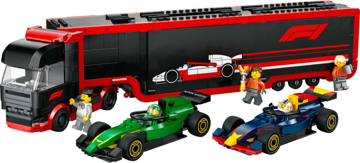 LEGO® City F1®-trailer med F1® RB20 og AMR24 60445