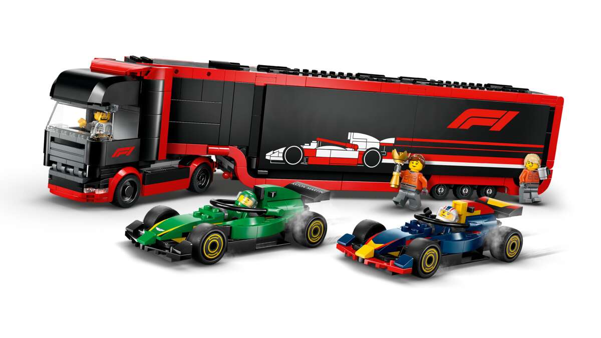 LEGO® City F1®-trailer med F1® RB20 og AMR24 60445
