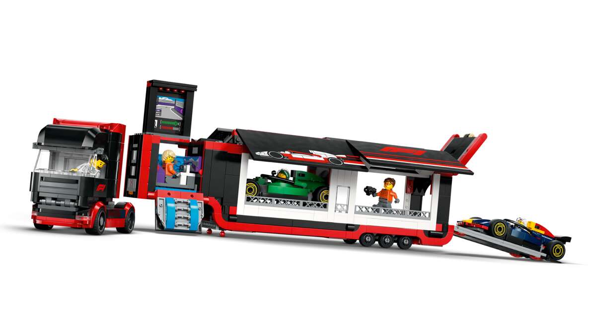 LEGO® City F1®-trailer med F1® RB20 og AMR24 60445
