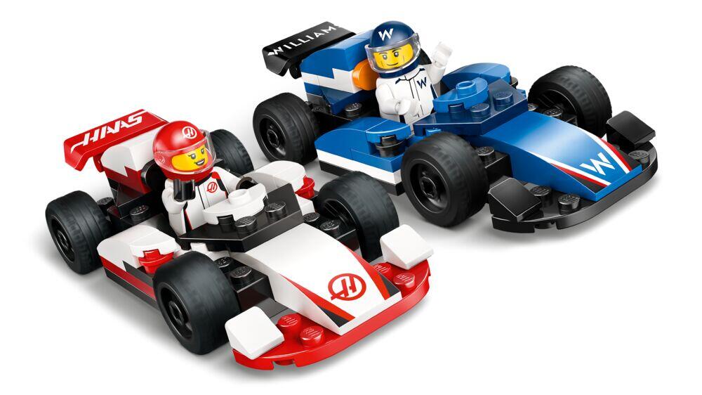 LEGO® City F1® Williams Racing og Haas F1® racerbiler 60464