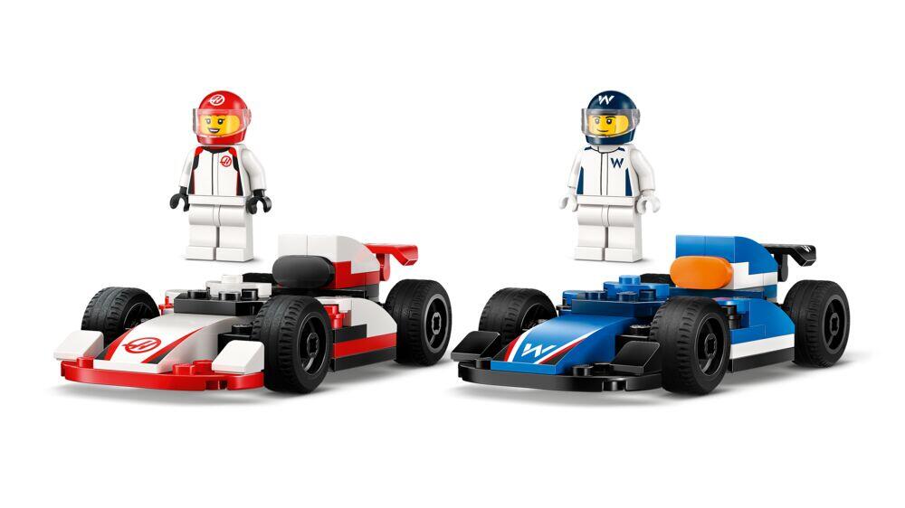 LEGO® City F1® Williams Racing og Haas F1® racerbiler 60464