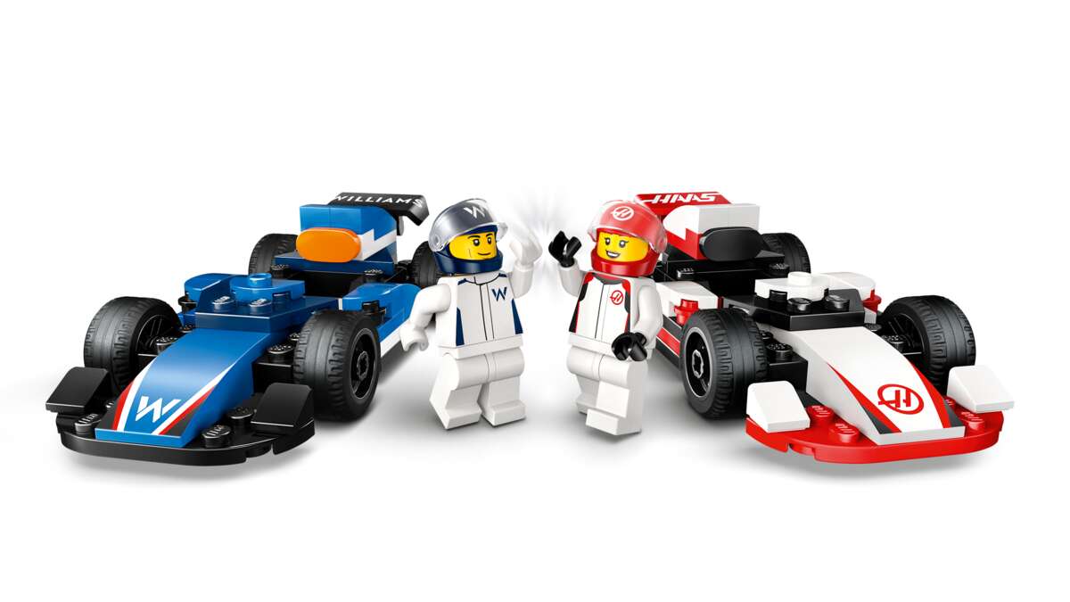 LEGO® City F1® Williams Racing og Haas F1® racerbiler 60464