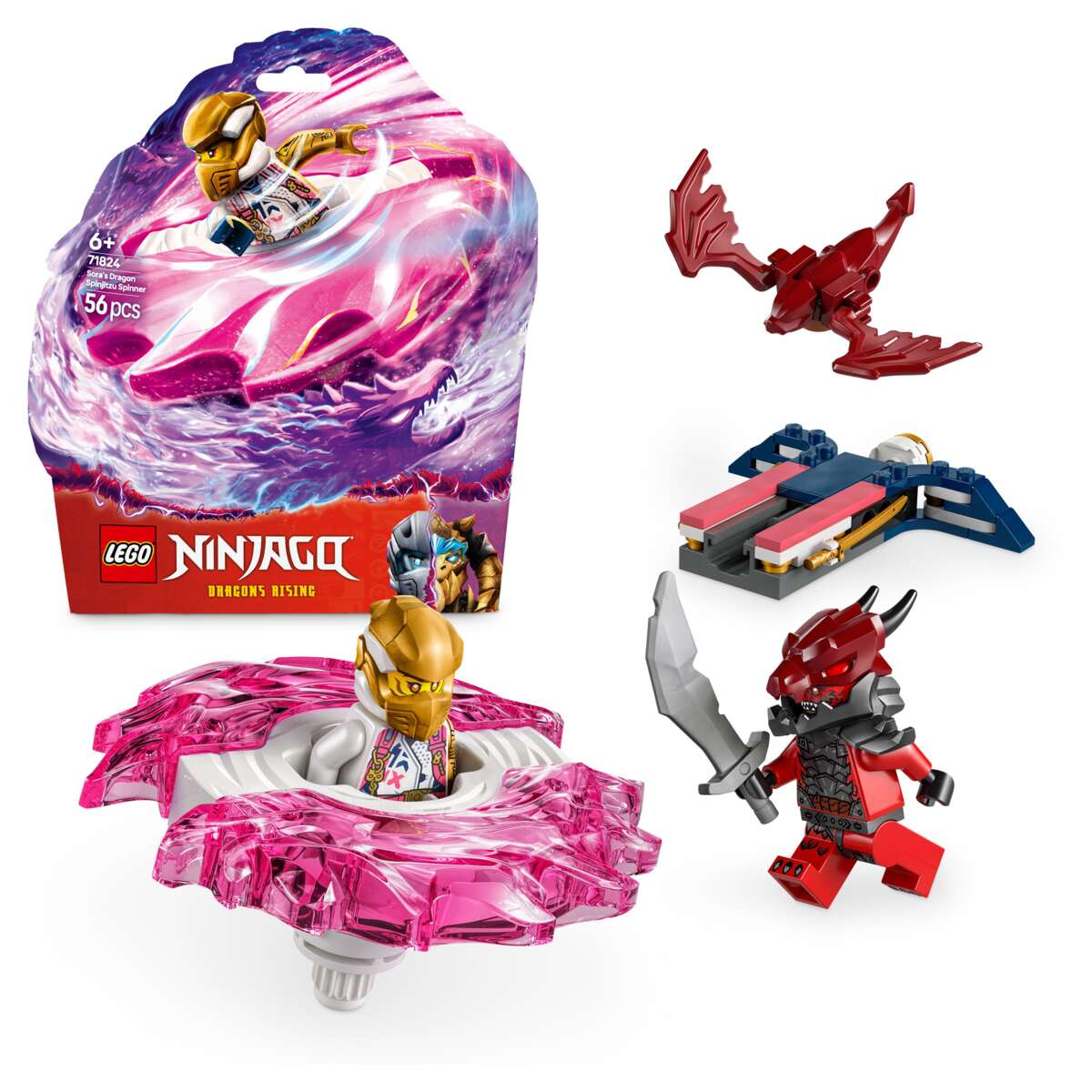 LEGO® NINJAGO® Soras Spinjitzu-dragespinner 71824