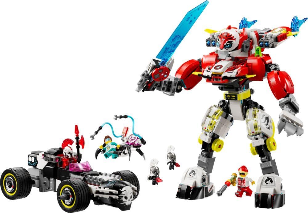 LEGO® DREAMZzz™ Coopers tigerrobot og Zeros hotrod 71497