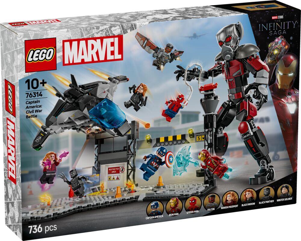 LEGO® Marvel Actionfylt kamp fra Captain America: Civil War 76314