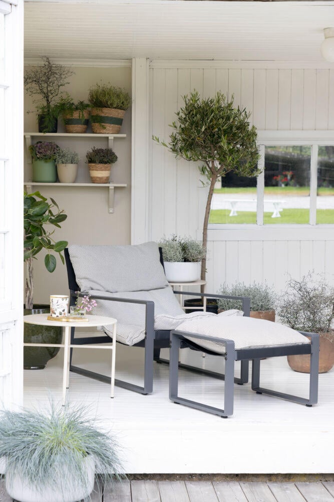 Bohem Vigra stol og fotskammel