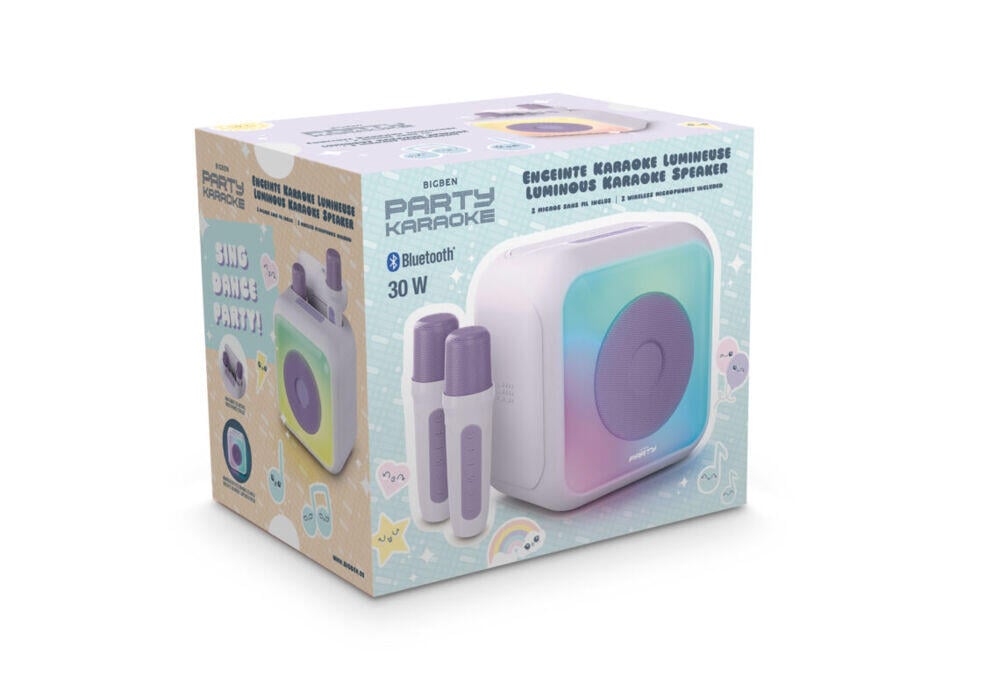 Bigben karaoke partyhøyttaler og 2stk mikrofoner
