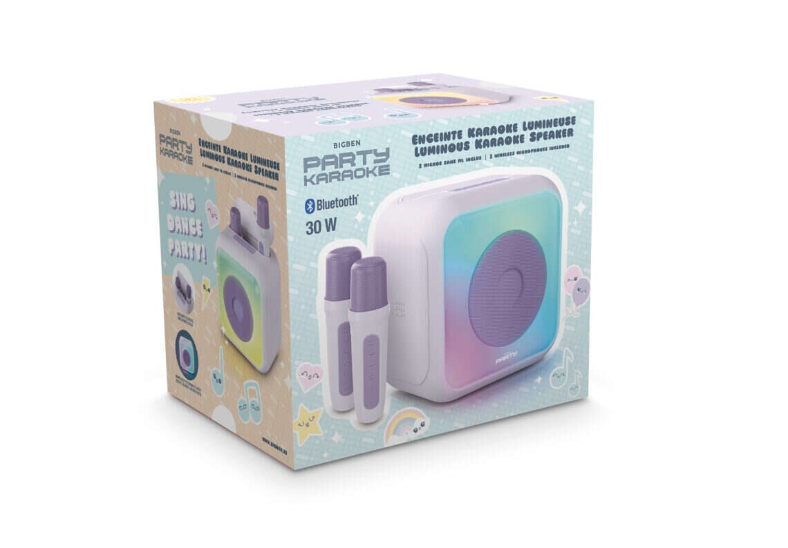 Bigben karaoke partyhøyttaler og 2stk mikrofoner