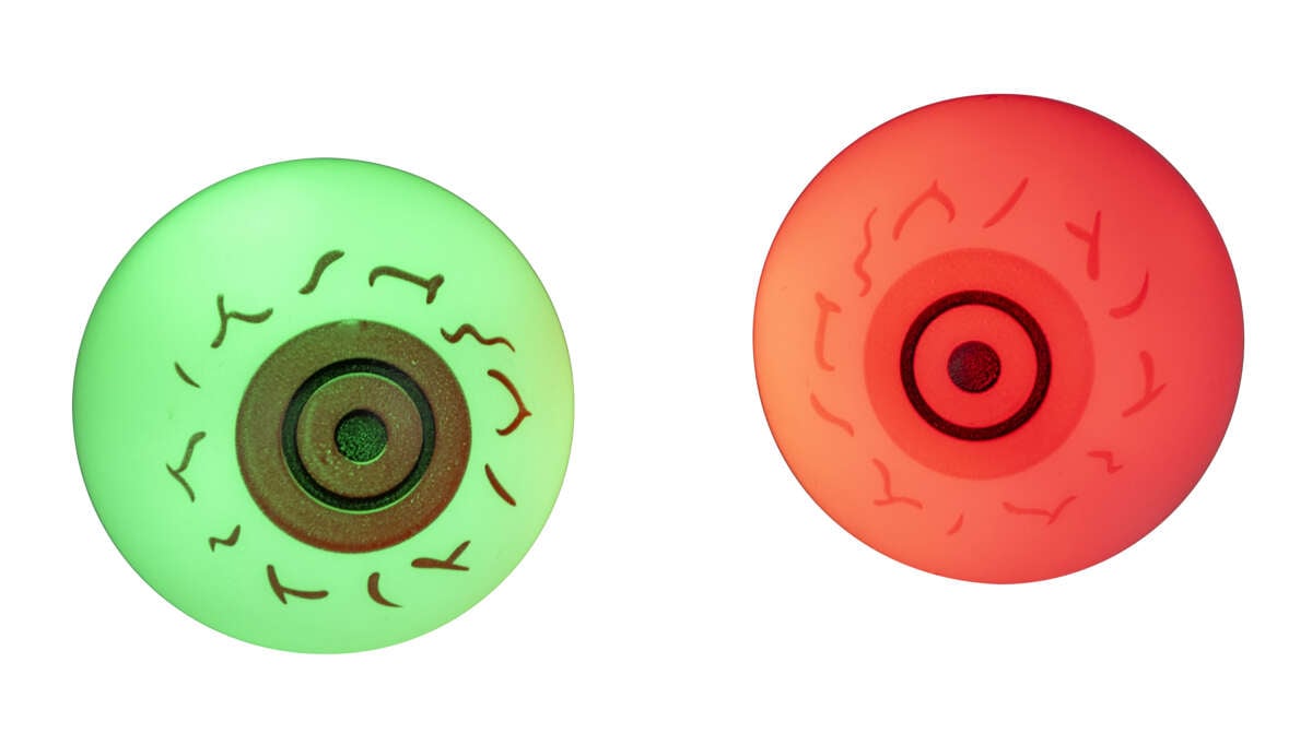 Halloween øyne med lys