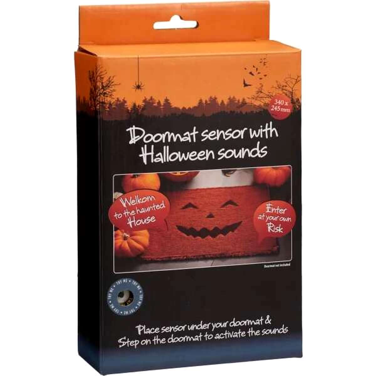 Halloween dørmattesensor