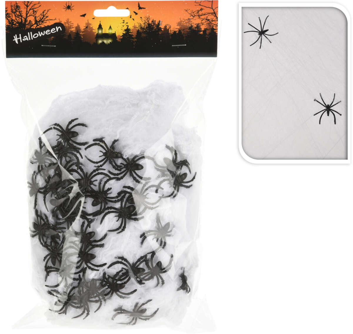 Halloween spindelvev og edderkopper