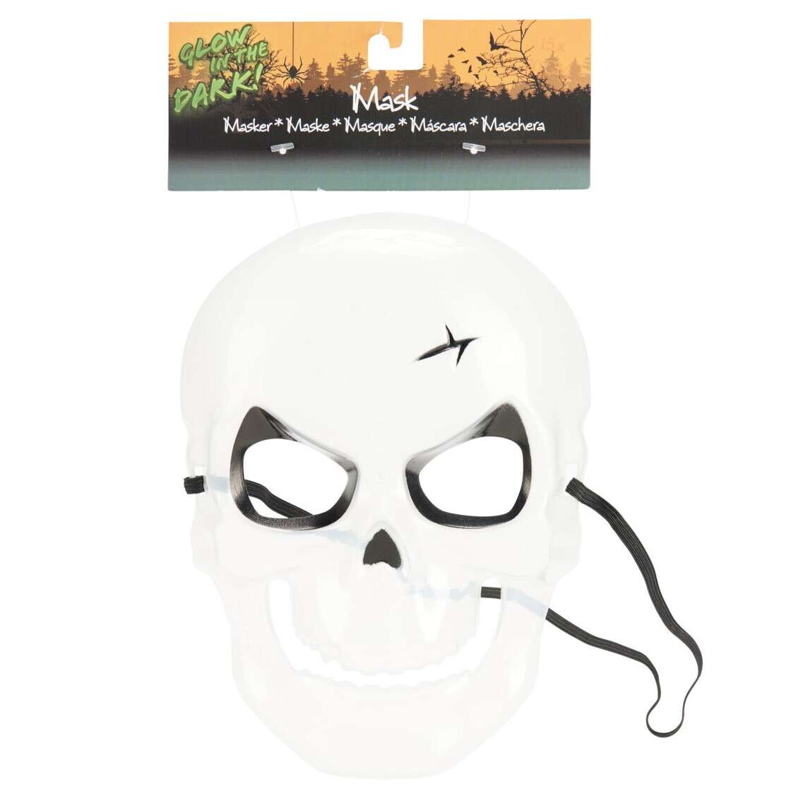 Halloween glow in the dark maske