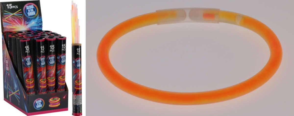 Halloween glow stick pinner 15pk