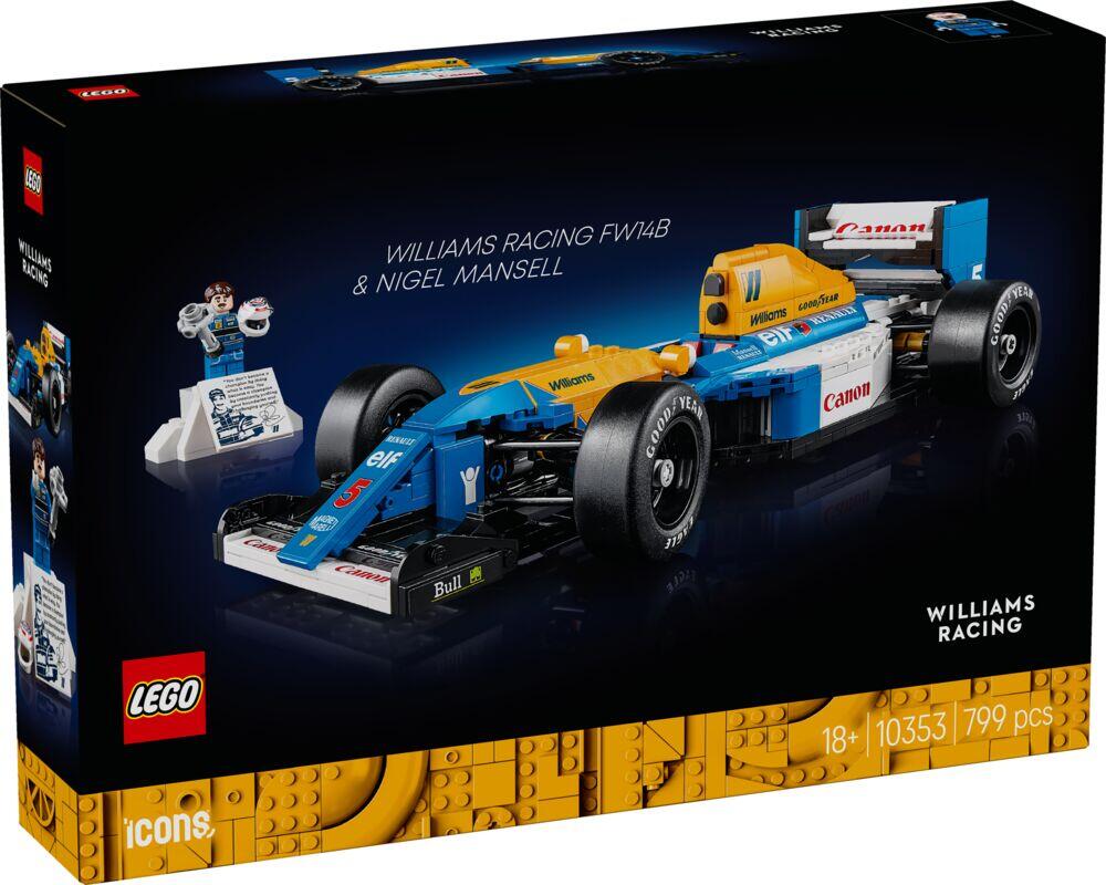 LEGO® Icons Williams Racing FW14B og Nigel Mansell 10353