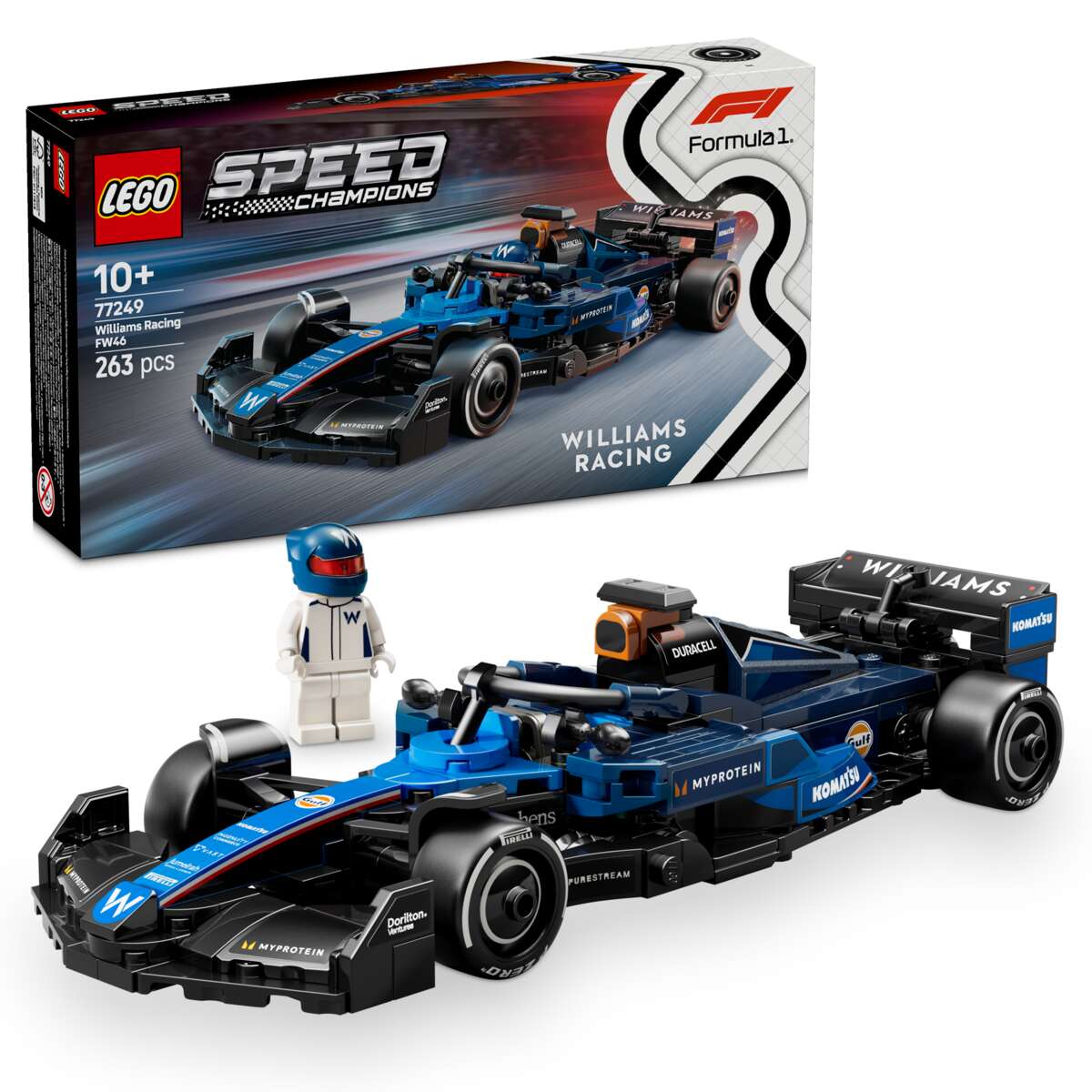 LEGO® Speed Champions Williams Racing FW46 F1®-racerbil 77249