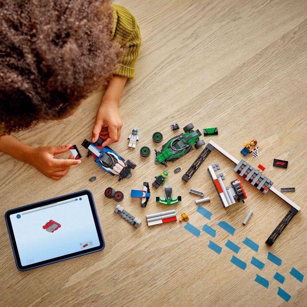 LEGO® City F1®-grid med VCARB- og Sauber-racerbiler 60474