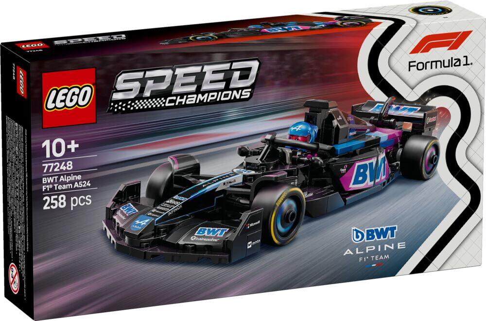 LEGO® Speed Champions BWT Alpine F1® Team A524-racerbil 77248