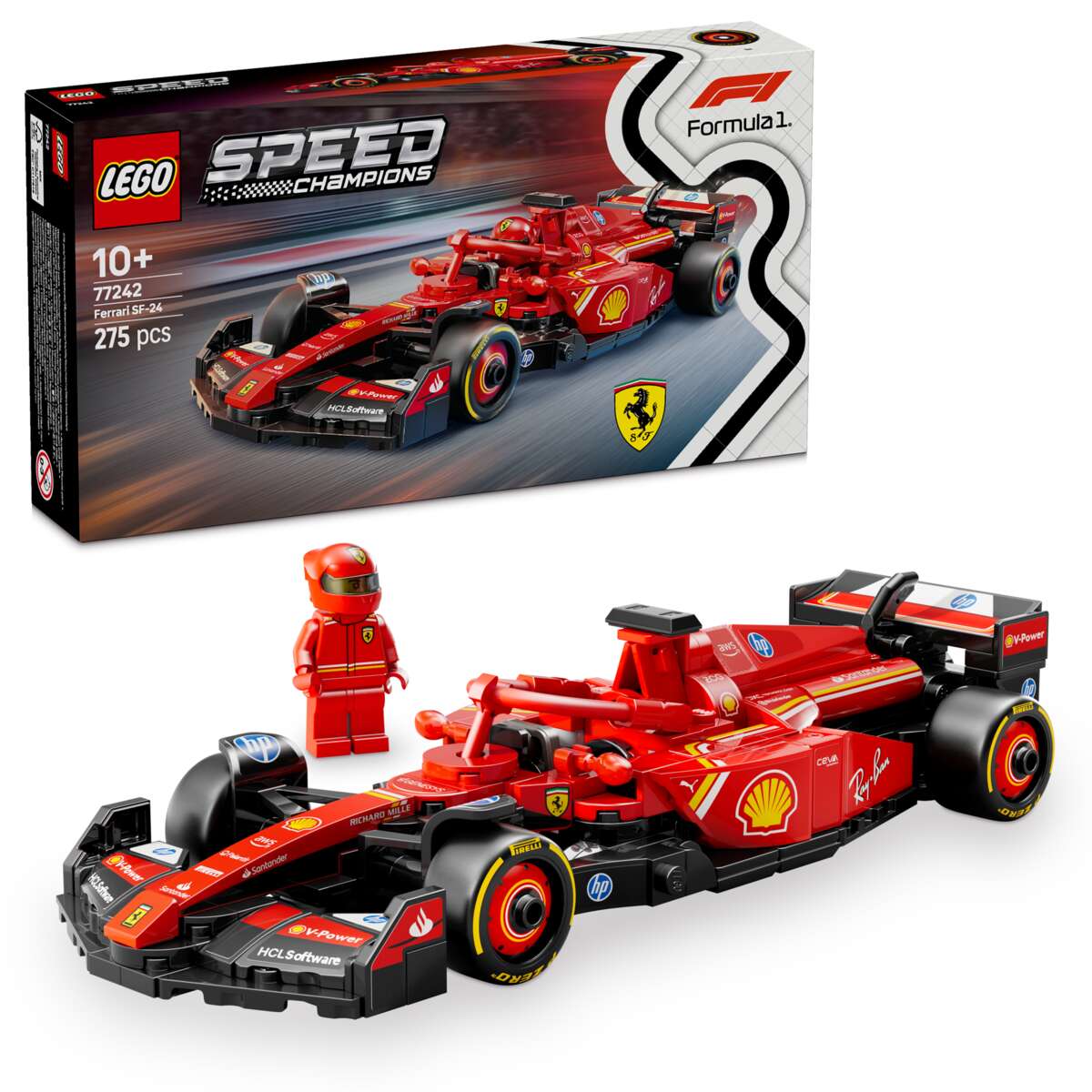 LEGO® Speed Champions Ferrari SF-24 F1®-racerbil 77242