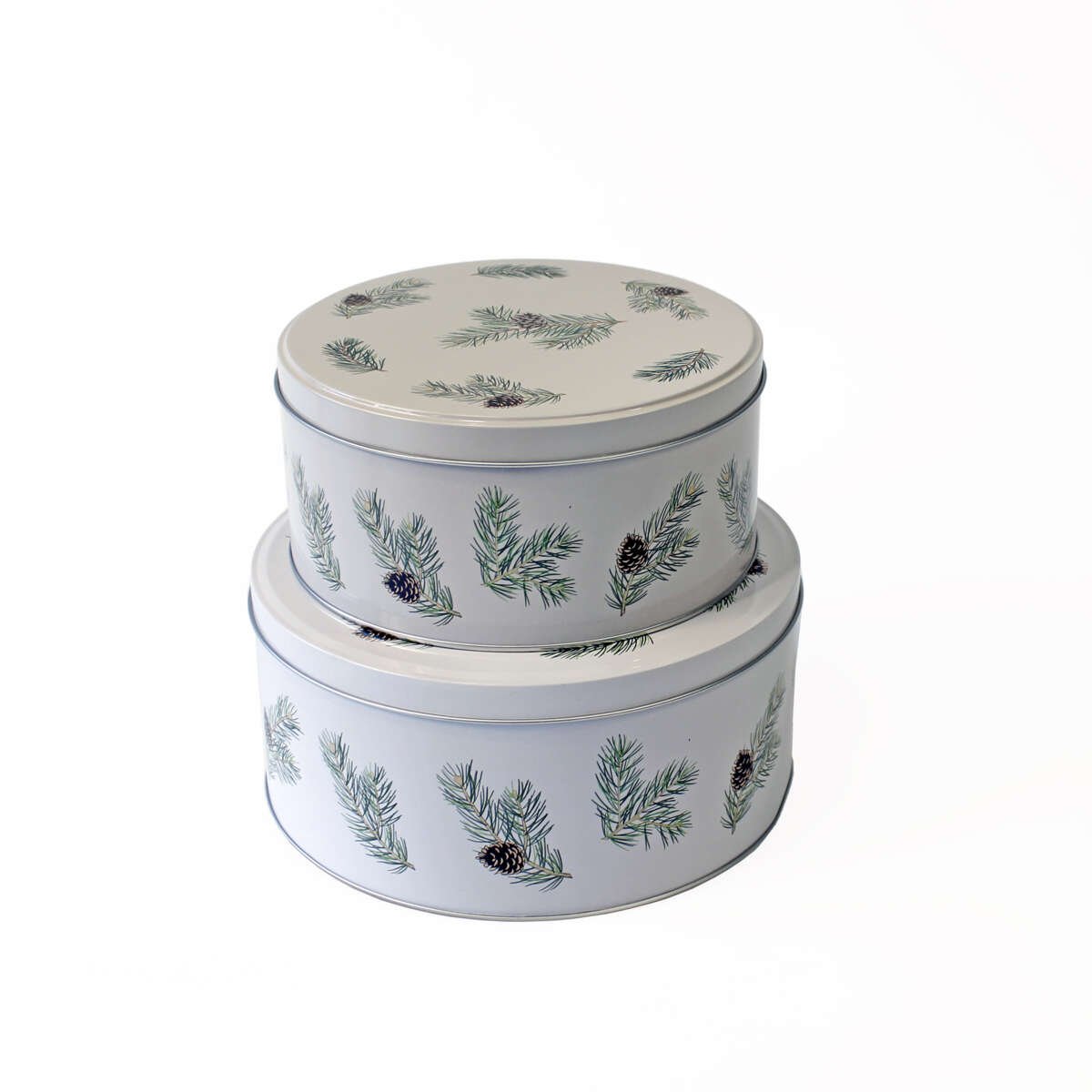 Kakeboks Furu i sett 2 stk