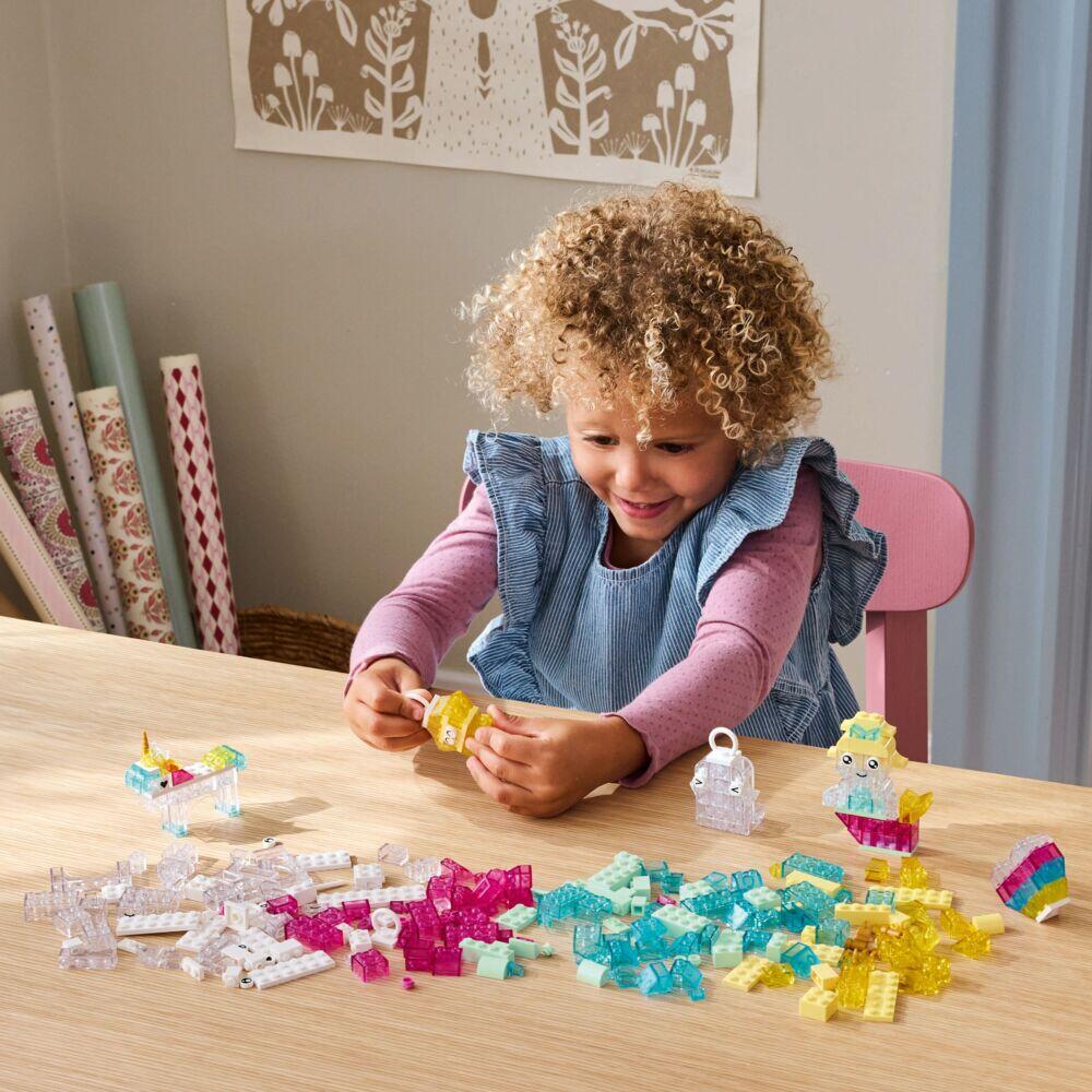 LEGO® Classic Magisk boks med gjennomsiktige klosser 11040