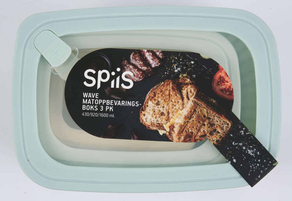 SPiis Wave matoppbevaring 3 stk