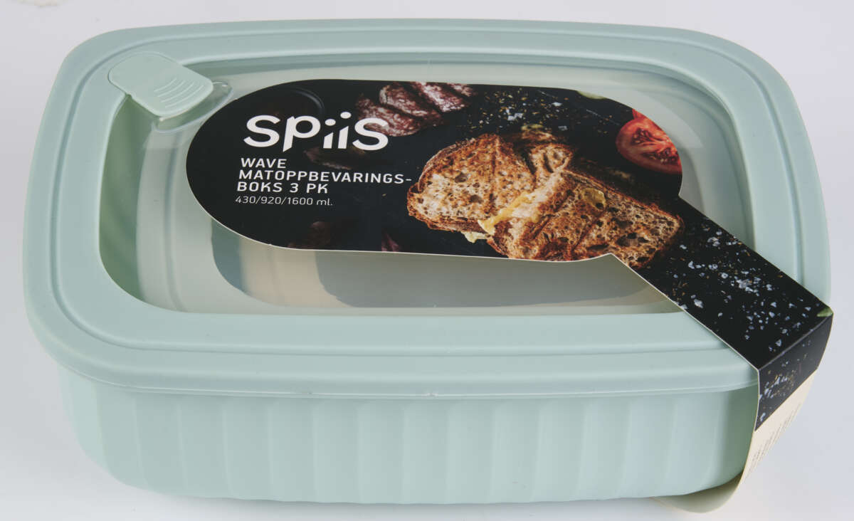 SPiis Wave matoppbevaring 3 stk