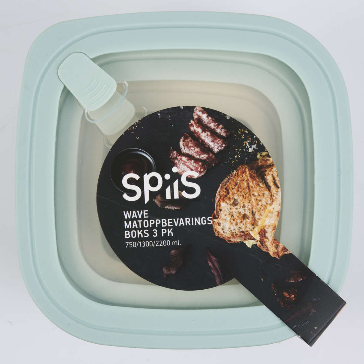 SPiiS Wave matoppbevaring 3 stk