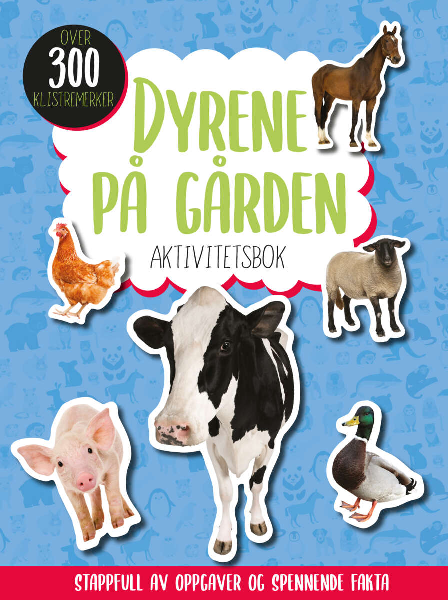 Dyrene på gården aktivitetsbok