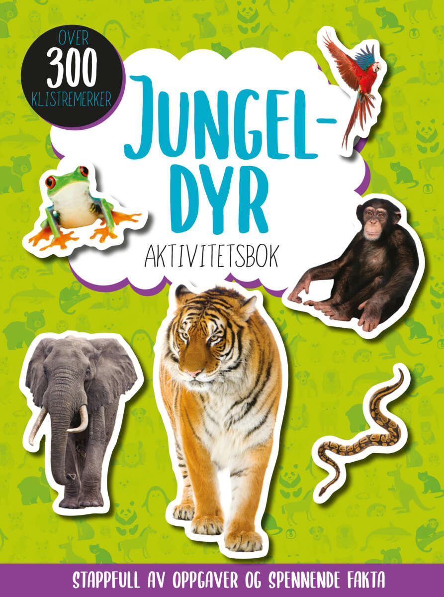 Jungeldyr aktivitetsbok