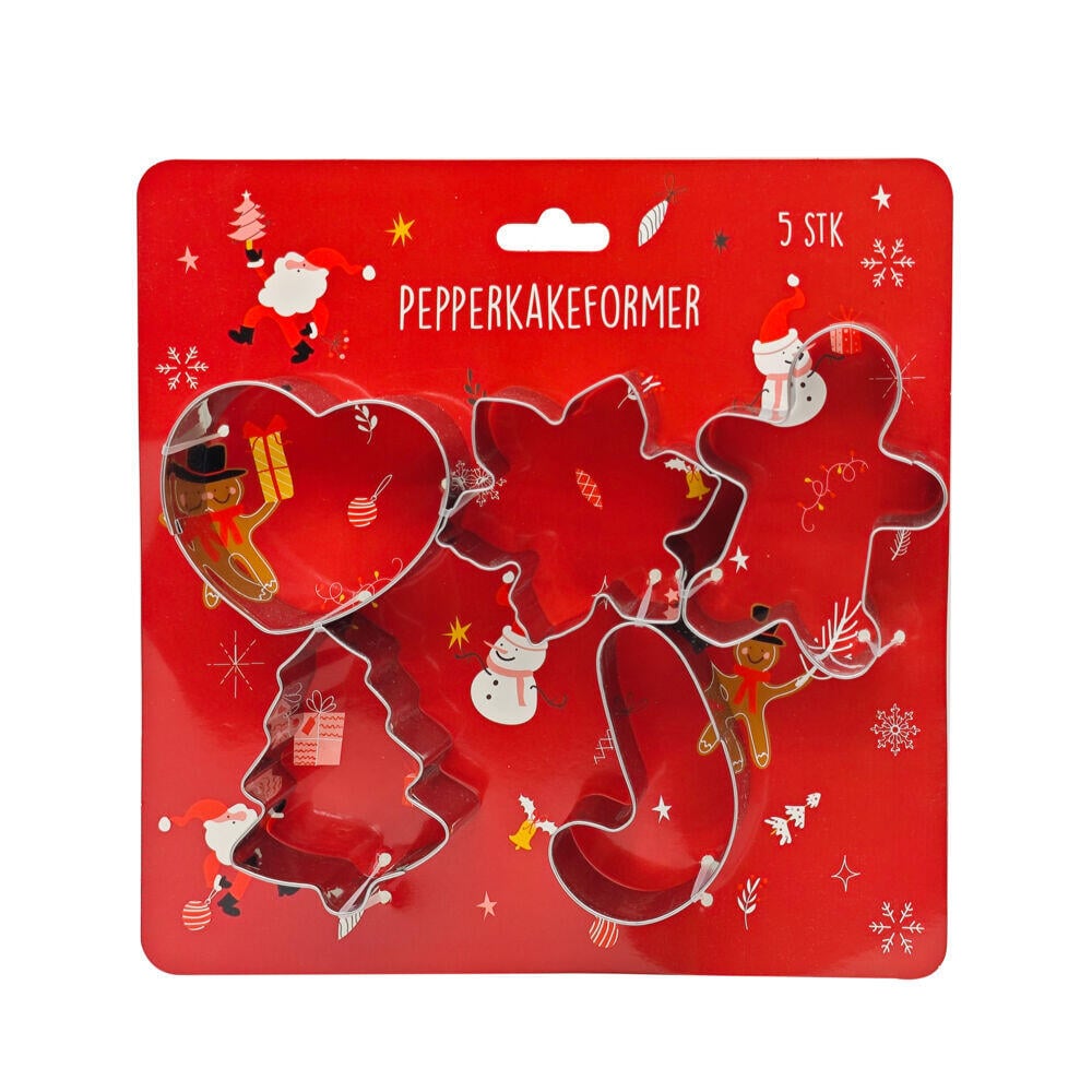 Pepperkakeformer 5 stk