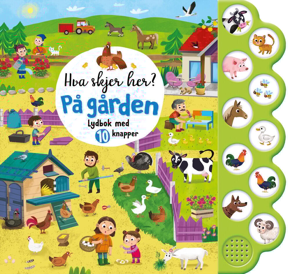 På gården lydknappbok