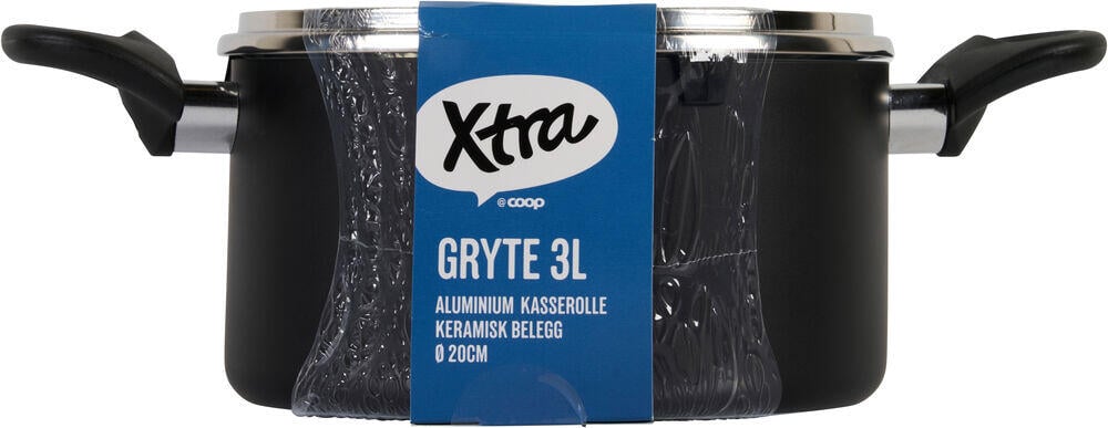Xtra gryte med lokk