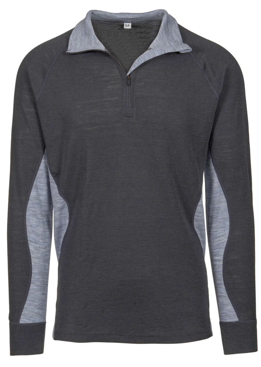 Safa 1/2 zip ulltrøye herre
