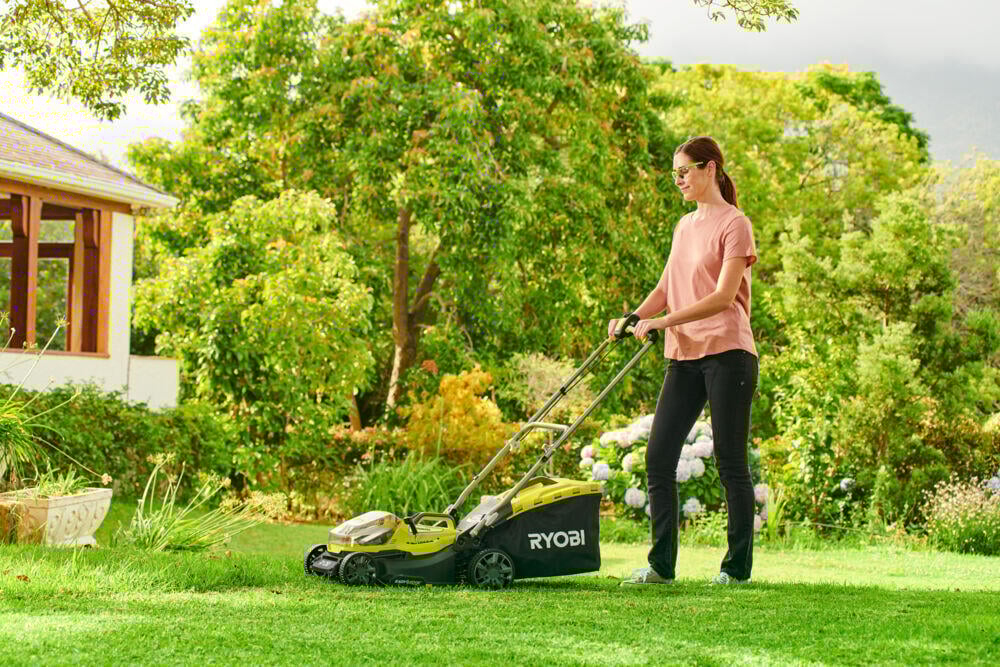 Ryobi RY18LM37A-150 gressklipper m/batteri