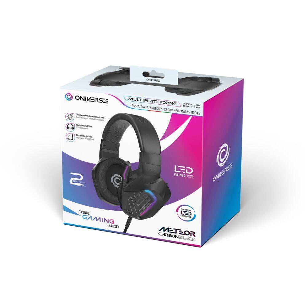 ONIVERSE Gaming-headset Meteor - Carbon Black (Multiplattform)