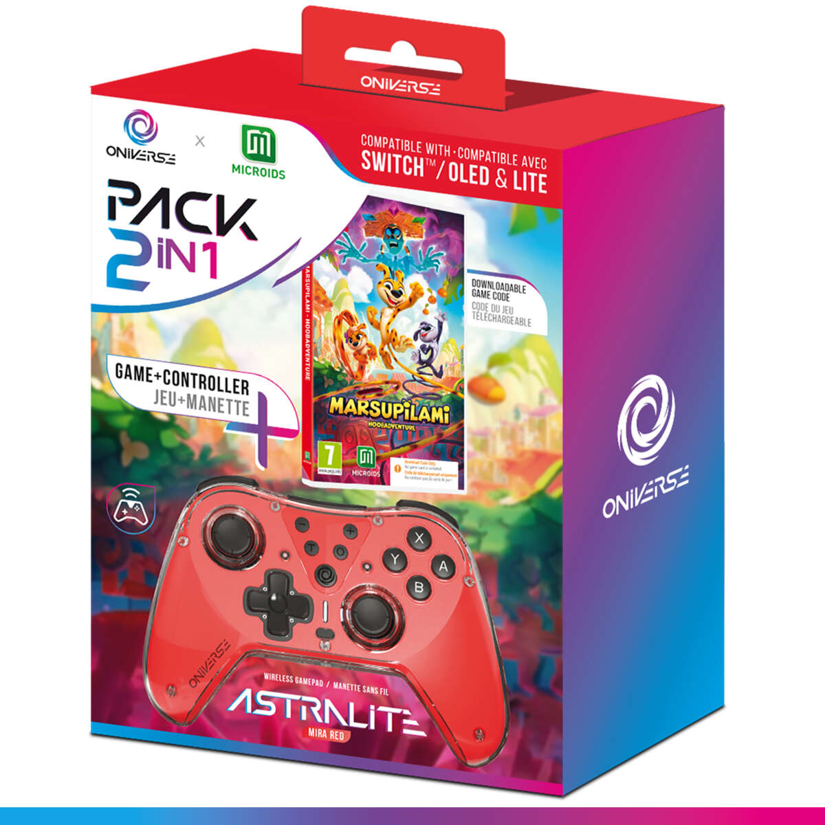 ONIVERSE Bundle Code in Box Marsupilami + Controller (SWITCH PC Mobil)
