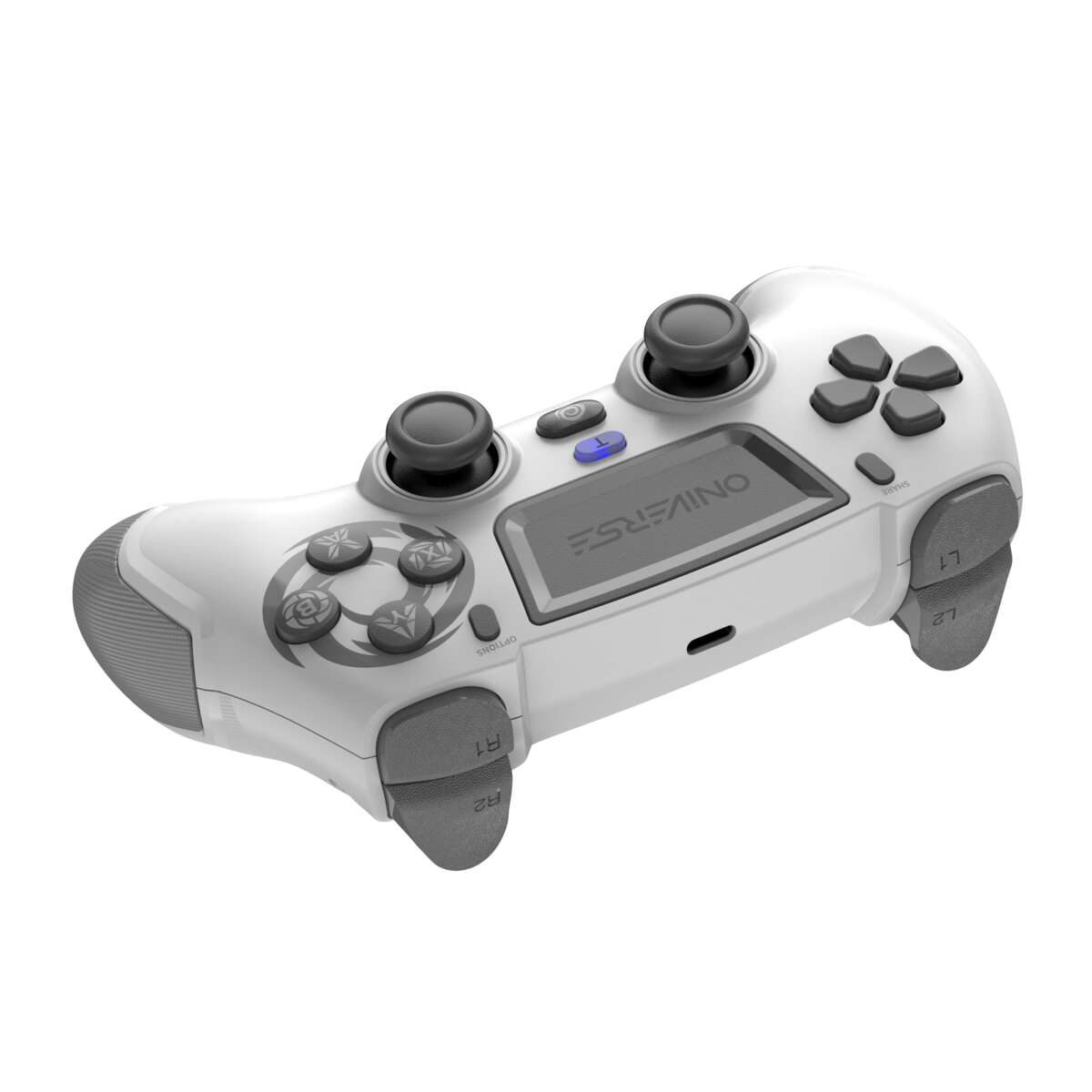 ONIVERSE Trådløs Revolt Bluetooth-kontroller Moon White (PS4 - PC - Mobil)