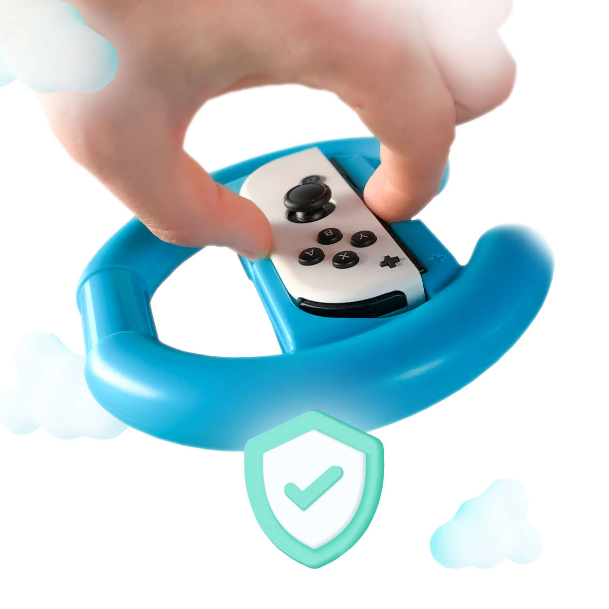 ONIVERSE Smurfs Kart racinghjul 4-pakning til Nintendo Switch (inkl. spill)