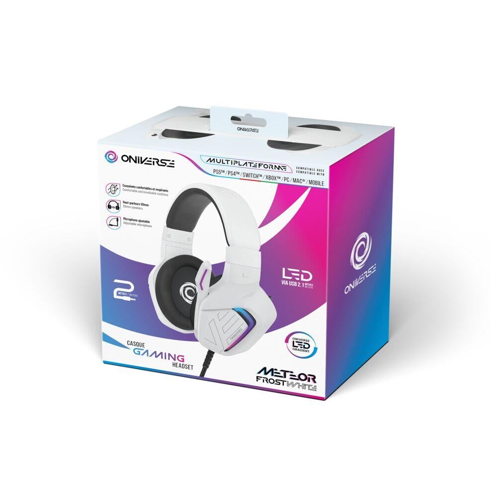 ONIVERSE - Gaming-headset Meteor - Frost White (Multiplattform)