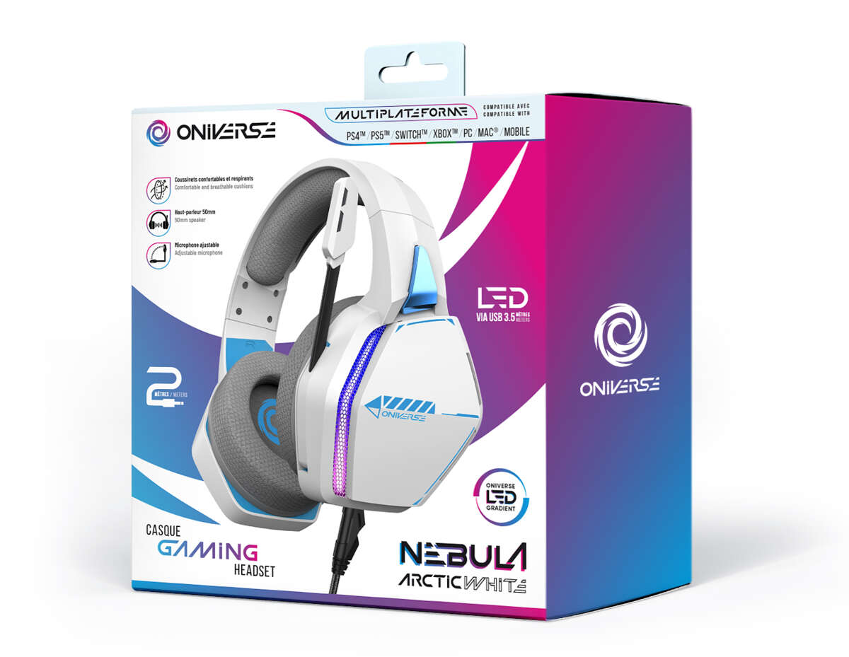 ONIVERSE Gaming Headset Nebula Arctic White (Multiplattform)