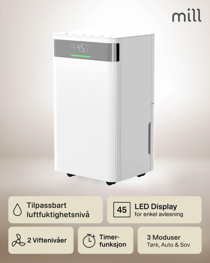 Mill MDH20 luftavfukter 20 liter